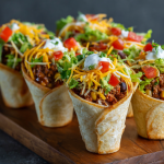 Taco Cones : A Fun Twist on Taco Night for Kids & Parties