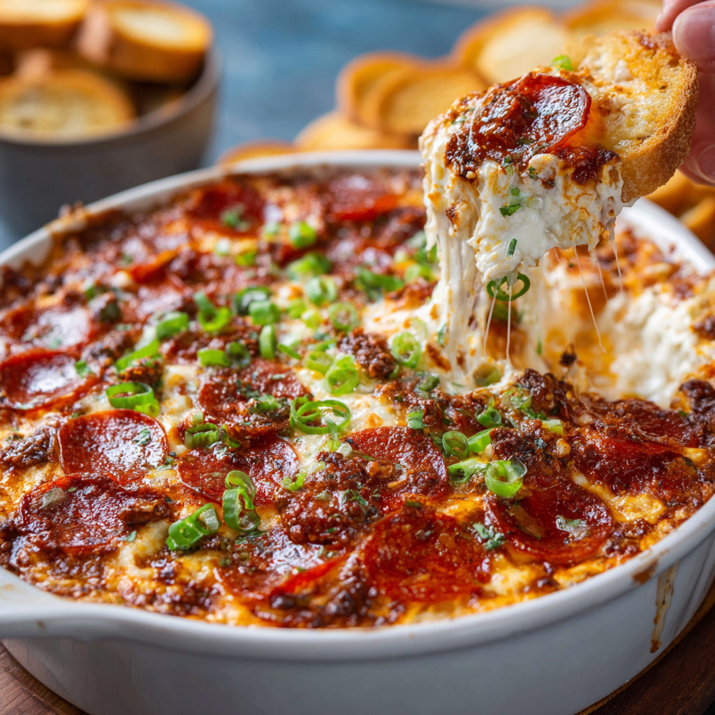Cheesy Baked Pizza Dip Recipe : The Ultimate Party Appetizer