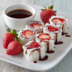 Strawberry “Sushi” Rolls : Fun, Kid-Friendly Snack with a Sweet Twist