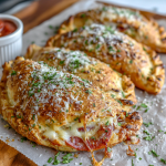 Calzone Pockets : Handheld, Cheesy, and Freezer-Friendly