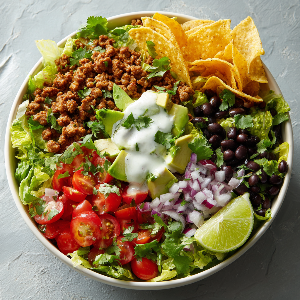 Turkey Taco Salad Recipe : Fresh, Flavorful, and Perfectly Satisfying