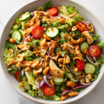 Thai Chicken Salad: Fresh, Crunchy, and Packed with Sweet Heat
