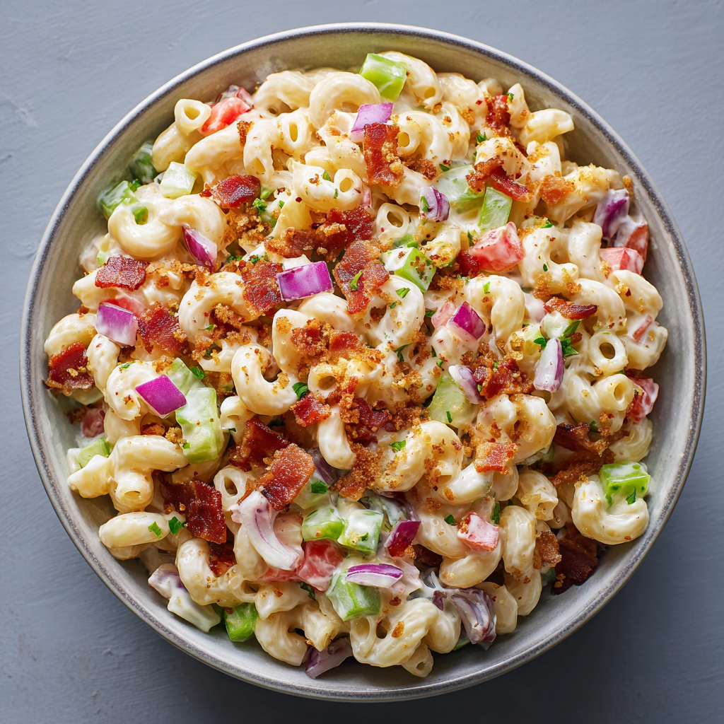 Bacon Macaroni Salad : A Smoky, Creamy Pasta Favorite