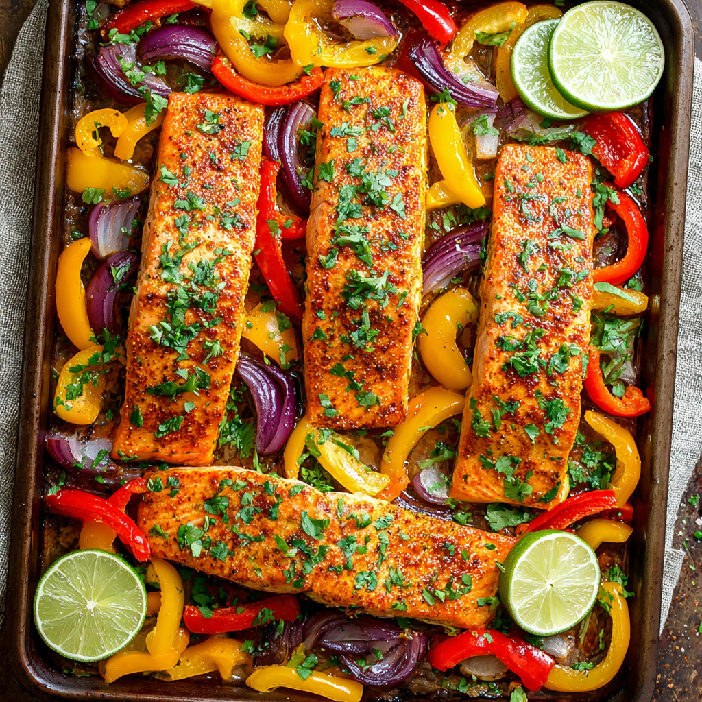 Sheet Pan Chili Lime Salmon: Zesty, Spicy, and One-Pan Easy
