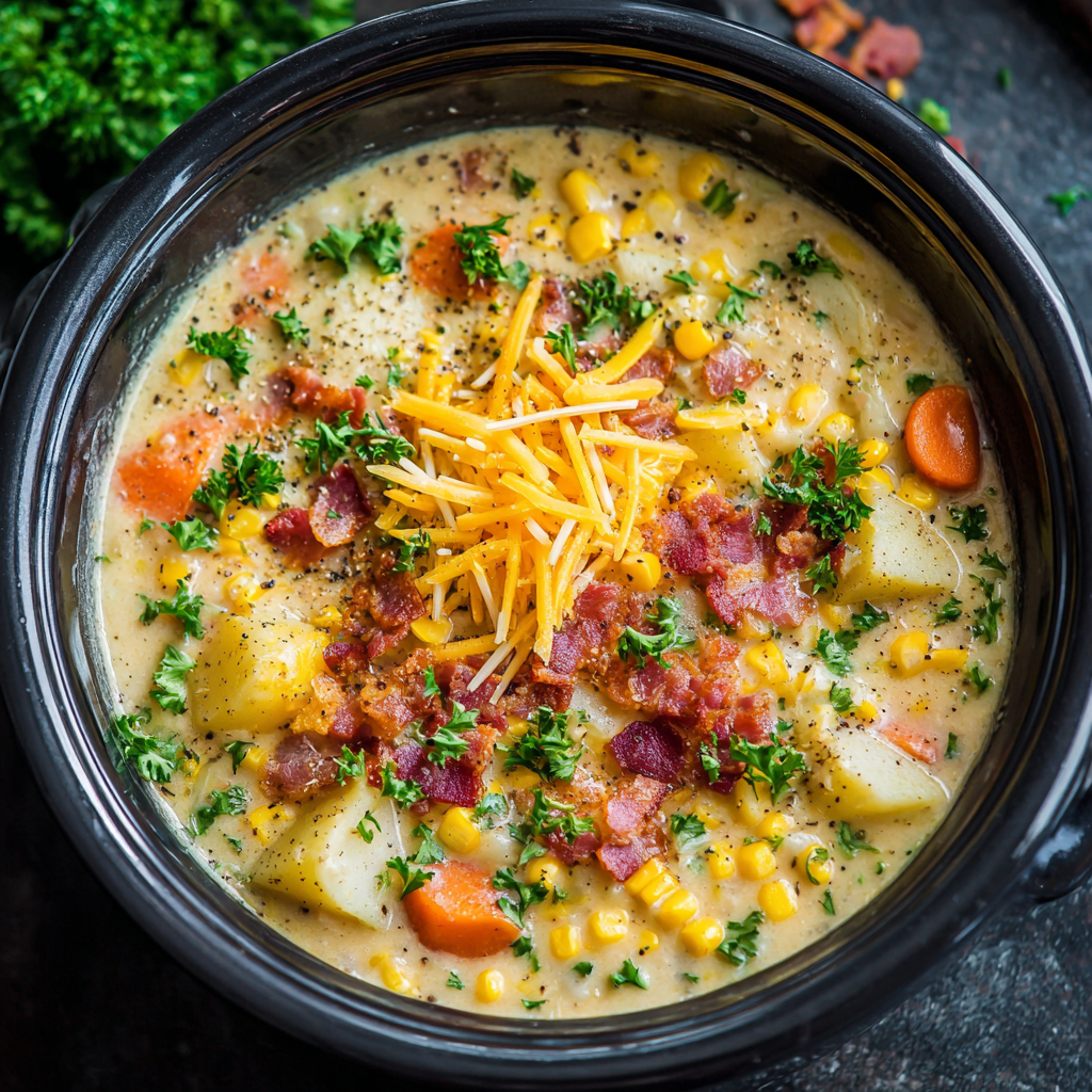 Slow Cooker Corn Chowder