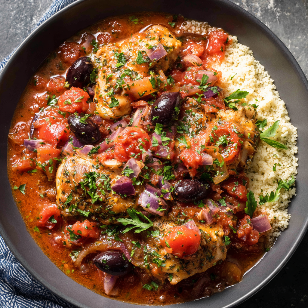 Slow Cooker Mediterranean Chicken