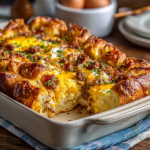 Crescent Roll Breakfast Casserole : Fluffy, Cheesy & Crowd-Pleasing