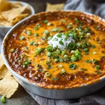 Chili Cheese Dip : Hot, Gooey & Game Day Ready
