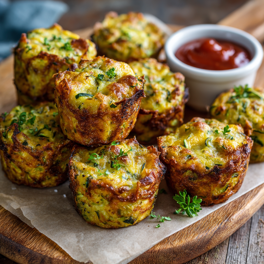 Crispy Baked Zucchini Tots : Healthy, Cheesy, and Kid-Approved
