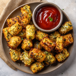Crispy Veggie Tots : Healthy, Kid-Friendly Bites with Zucchini or Sweet Potato