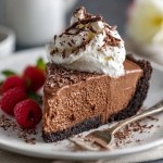Chocolate Mousse Pie : Silky, Rich & No-Bake