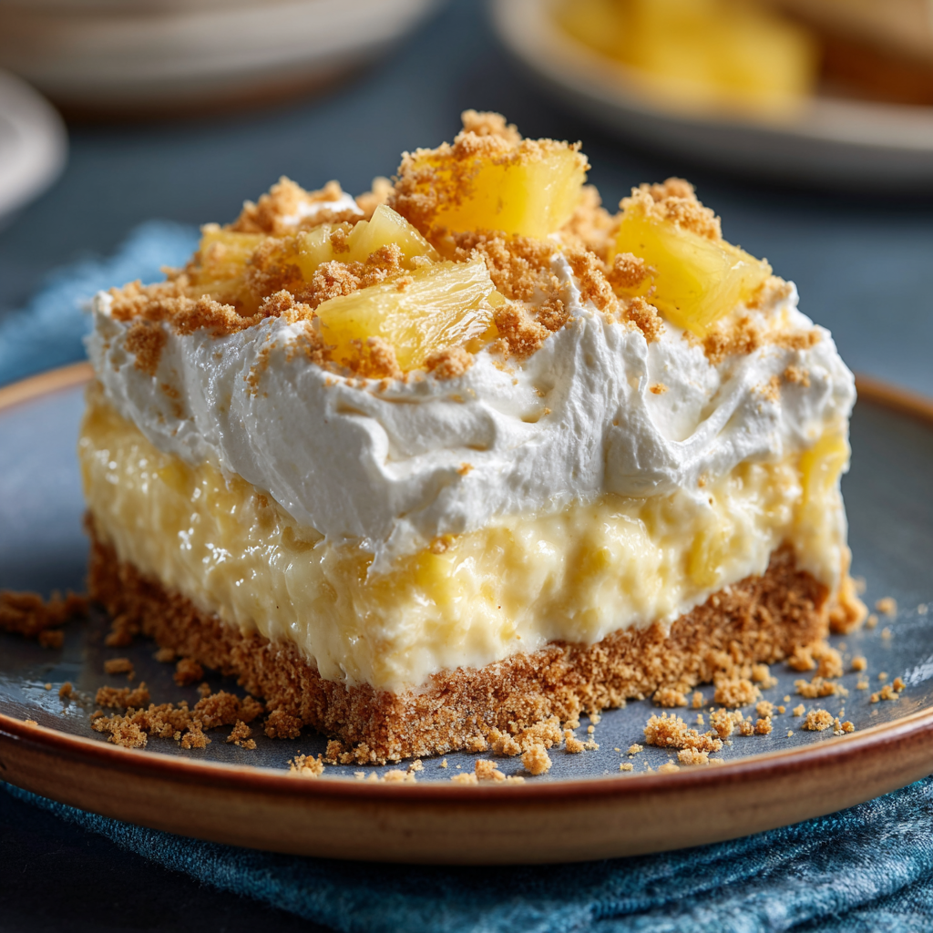Pineapple Dream Dessert : A Light and Creamy No-Bake Delight
