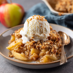 Easy Apple Crisp : Warm, Classic Dessert with a Buttery Oat Topping