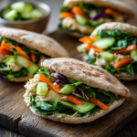 Pita Pocket Stuffers : Easy Mini Lunches with Chicken or Hummus