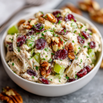 Cranberry Chicken Salad : Creamy, Tangy & Perfect for Meal Prep