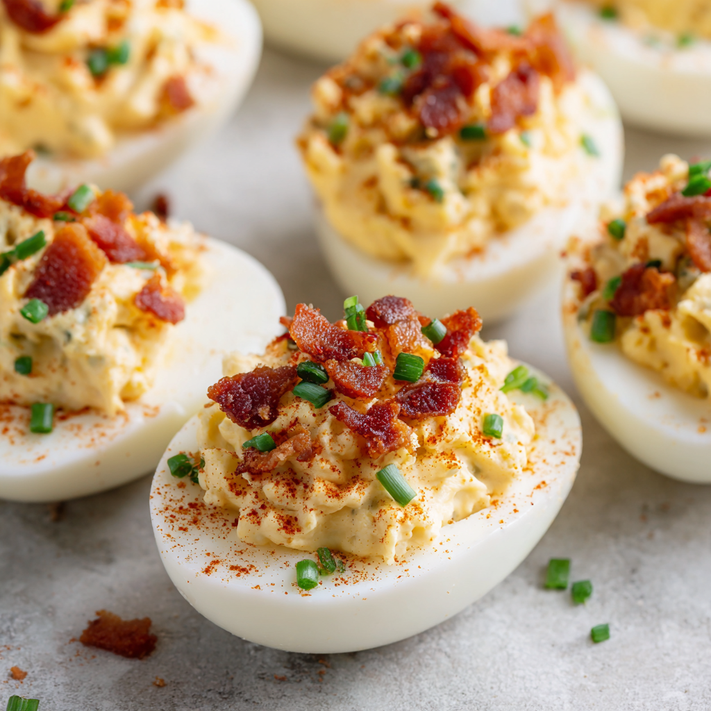 Bacon Ranch Deviled Eggs : Creamy, Smoky, and Crowd-Pleasing