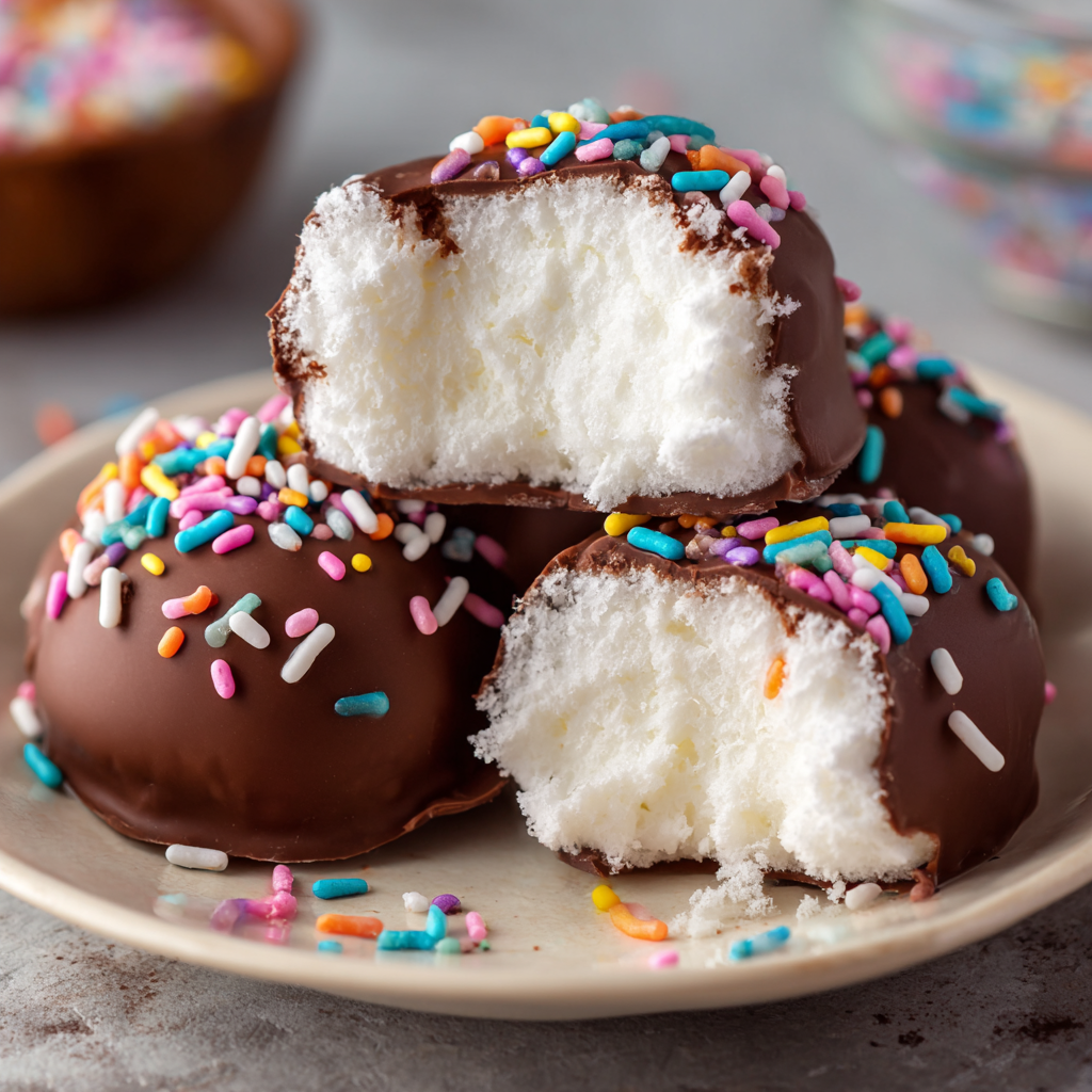 Homemade Marshmallow Easter Eggs : Soft, Fluffy & Chocolate Covered Treats