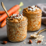 Carrot Cake Overnight Oats (High-Protein Dessert-Style Breakfast)
