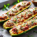 Easy Zucchini Boats (Healthy, Flavor-Packed & Oven-Baked)