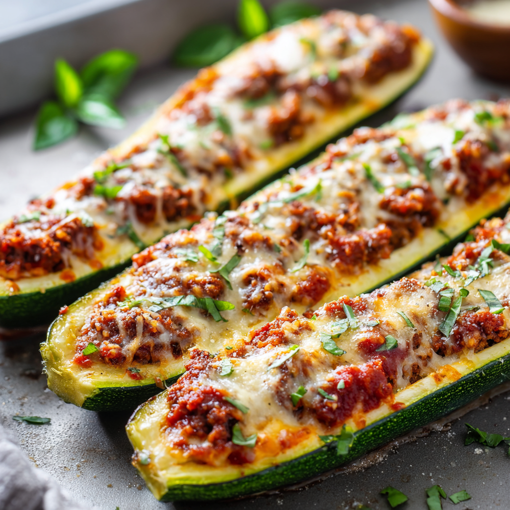 Easy Zucchini Boats (Healthy, Flavor-Packed & Oven-Baked)