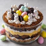 Easter Dirt Cake : Fun Layered Pudding Dessert for Kids