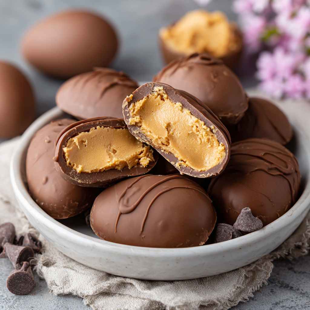 Homemade Reese’s Peanut Butter Eggs (Easy 6-Ingredient Recipe)