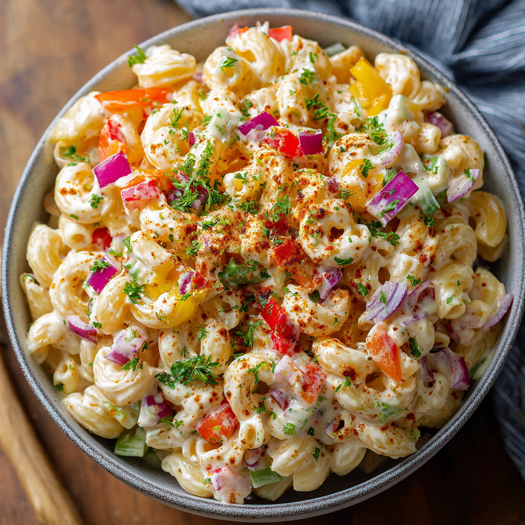 Ultra Flavorful Homemade Macaroni Salad