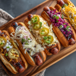 Gourmet Hot Dogs (Creative Toppings for Next-Level Flavor)