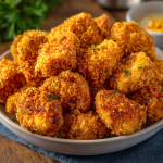 Crispy Baked Popcorn Chicken : Kid-Friendly, Crunchy, and Oven-Fried