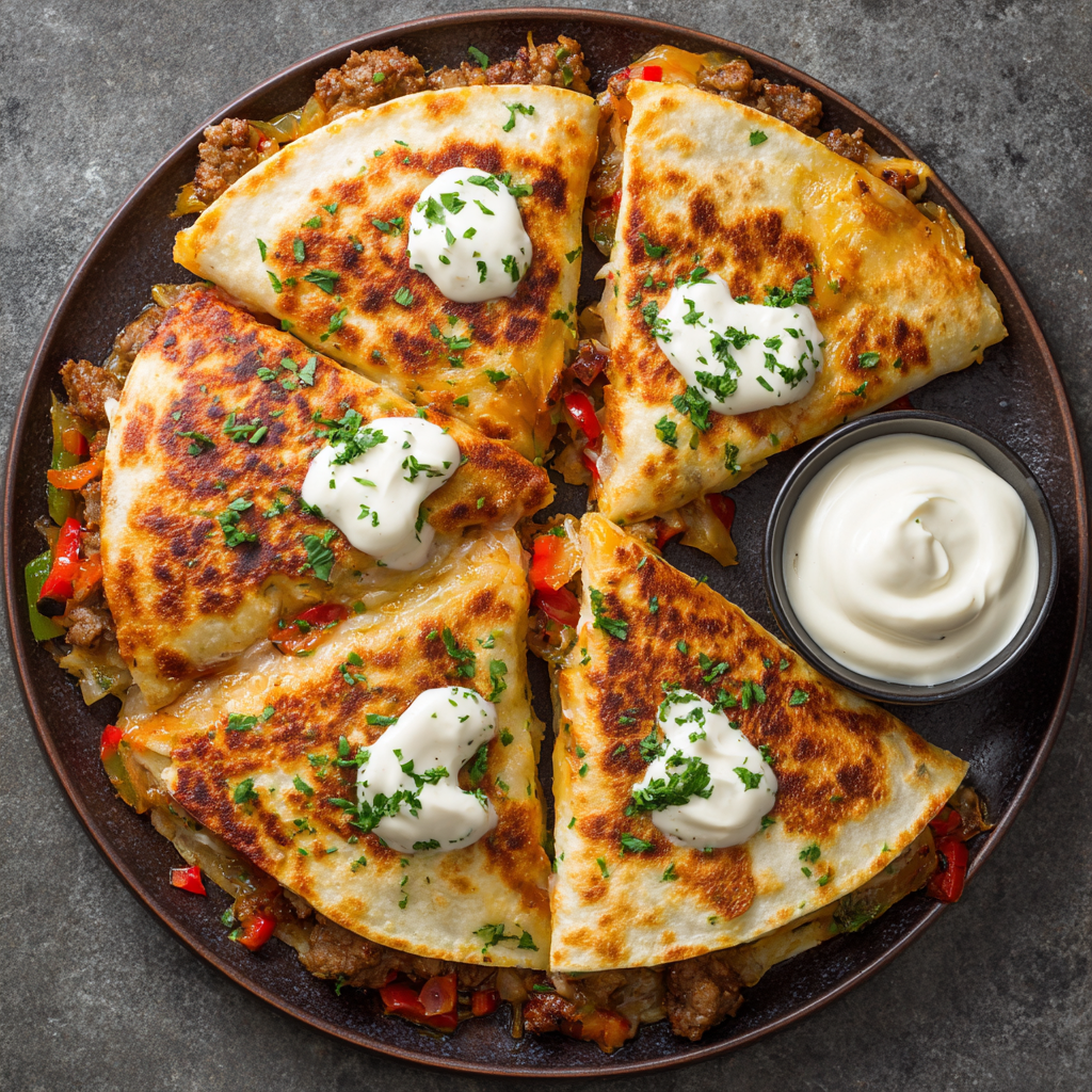 Sausage Quesadillas : Smoky, Cheesy, and Loaded with Flavor