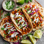 Crispy Chickpea Street Tacos : Bold, Plant-Based Flavor