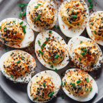 Everything Bagel Deviled Eggs : Savory, Snackable, and Crowd-Friendly