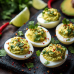 Avocado Lime Deviled Eggs : Fresh, Zesty, and Guac-Inspired