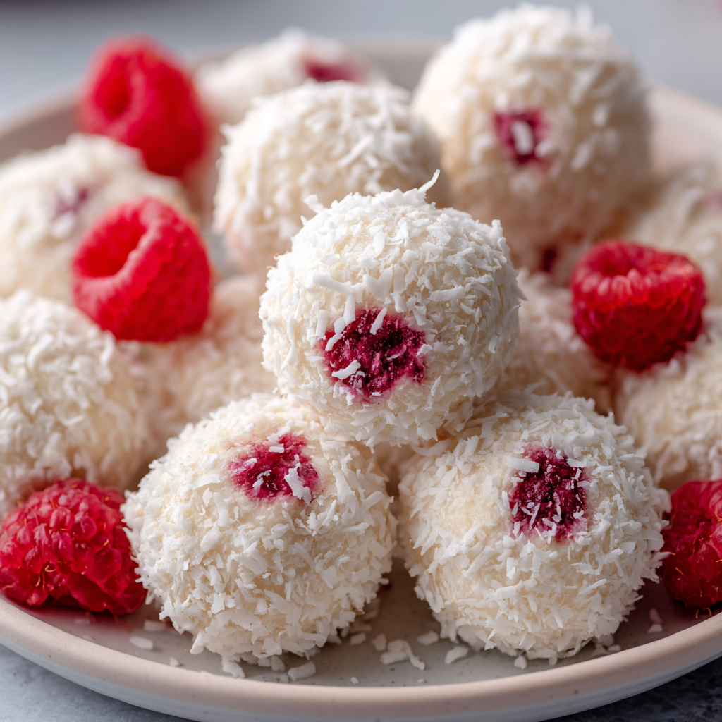 Raspberry Cream Cheese Bites : A Dreamy No-Bake Delight