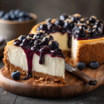 Creamy Blueberry Cheesecake (Baked & Beautiful)