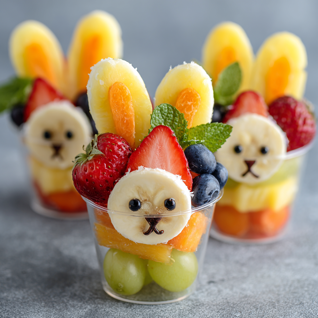 Easter Fruit Cups (Bunny & Chick Designs, Naturally Sweet)