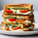 Caprese Grilled Cheese : A Golden, Melty Upgrade