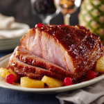 Honey-Glazed Easter Ham with Pineapple : Classic Holiday Centerpiece