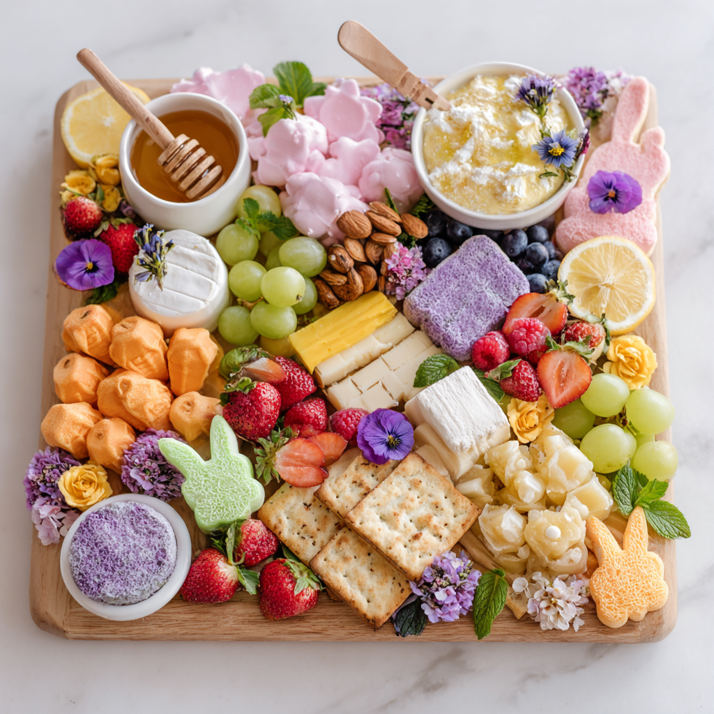 Spring Grazing Board : A Picture-Perfect Platter Full of Seasonal Charm