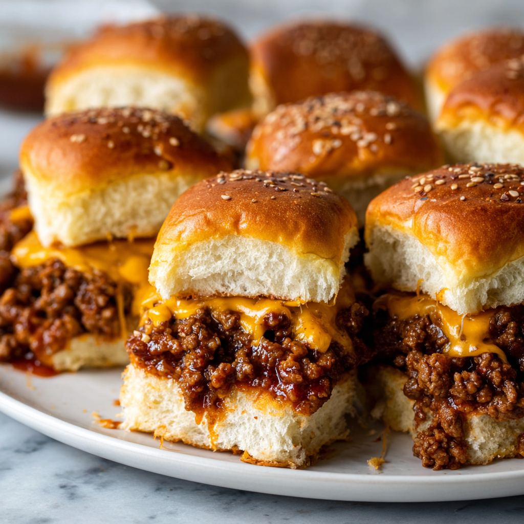 Easy Sloppy Joe Sliders (Cheesy, Saucy & Crowd-Pleaser Mini Sandwiches)