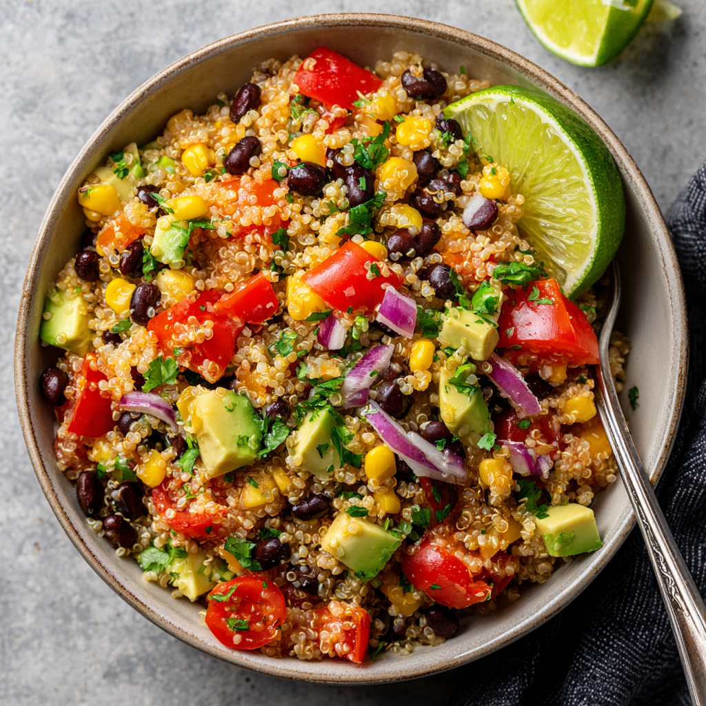 Southwest Quinoa Salad (Fresh, Protein-Packed & Flavorful)